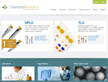 Tablet Screenshot of diamond-analytics.com